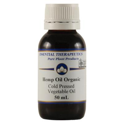 Essential Therapeutics Vegetable Oil (EFA) Organic Hemp 50ml
